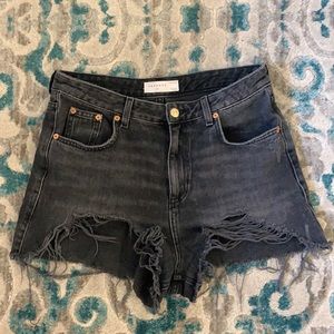 Topshop mom shorts